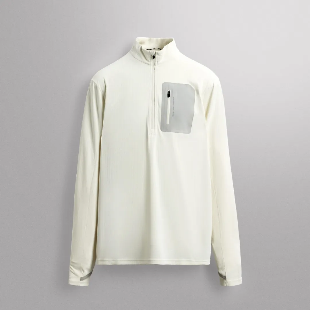 QUARTER-ZIP T-SHIRT
